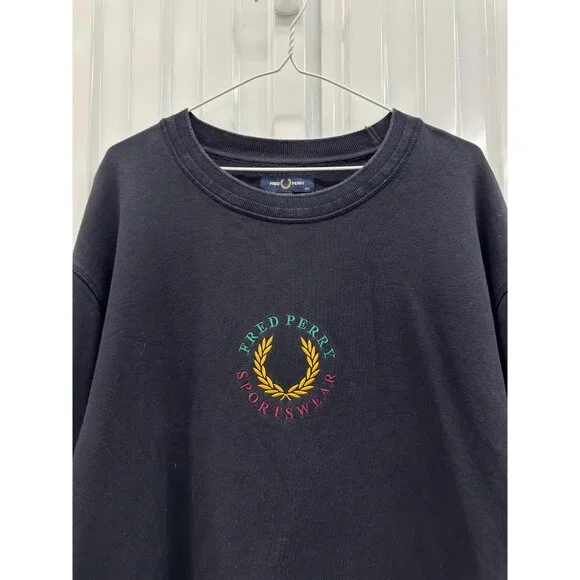 Vintage Fred Perry Sweatshirt, Unisex Sweater, Size 2XL - Picture 3 of 5
